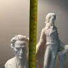 Pair of Figurines: Chopin Bust by Giannelli & Mozart Statue by Luchessi - 13