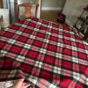 Faribault Woolen Mill Red Plaid Throw Blanket - 2