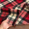 Faribault Woolen Mill Red Plaid Throw Blanket - 4