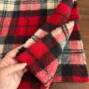 Faribault Woolen Mill Red Plaid Throw Blanket - 6