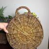 Three Artificial Ivy & Floral Arrangements in Wicker Baskets and Hogley Brass Planter - 3