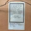 Framed Antique Quilt Fragment "Grandmother&rsquo;s Flower Garden Pattern," 10"x10" - 8