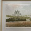 Framed Landscape Print, "Outfield - Wilts," Signed and Numbered, 17"x12" - 2