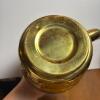 Middle Eastern Brass & Copper Tableware Lot &ndash; Engraved Teapots, Cauldron, Ewer, Decorative Plates - 18
