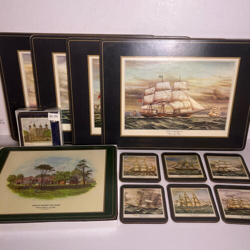 Pimpernel British Heritage Collection Placemats & Coasters Set