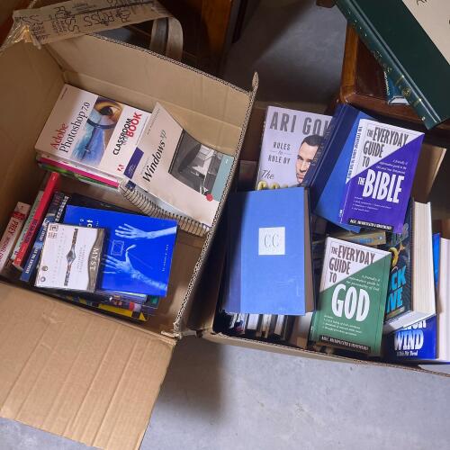 Large Book Lot- Assorted Mystery Titles And More