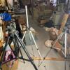 Lot of 3 Aluminum Pan/Tilt Head Camera Tripods - 2