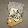 Assorted Fabric Lot- 3 Reams And 3 Bundles Of Fabric - 3