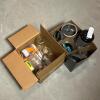 NutriBullet 600 Blender Lot, Ball Mason Jars, Billy Beer Can, Scoop and More