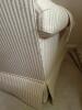 Pair of Thomasville Upholstered Striped Armchair Swivel Rockers - 6