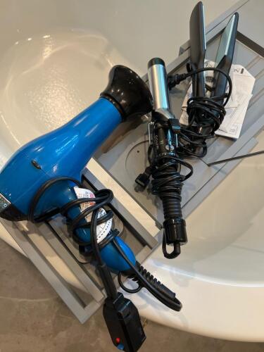 Flat Iron, Curling Iron and Hair Dryer Set