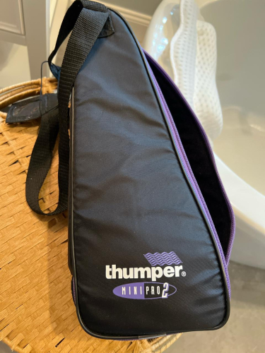 Thumper Mini Pro 2 Handheld Percussion Massager with Case and Manual