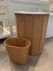 Woven Laundry Basket and Waste Basket