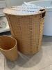 Woven Laundry Basket and Waste Basket - 3