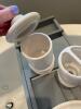 White 3-Piece Ceramic Bathroom Accessory Set - 3