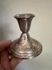 Pair of Sterling Silver Weighted Candlesticks - 2
