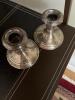 Pair of Sterling Silver Weighted Candlesticks - 8
