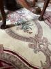 Red Floral Wool Area Rug 8'9"x11'7" - 7