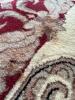 Red Floral Wool Area Rug 8'9"x11'7" - 10
