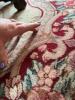 Red Floral Wool Area Rug 8'9"x11'7" - 13