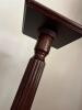 Bombay Co. Wood Pedestal Stand & Round Green Marble-Top Pedestal - 7