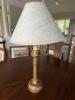 Accent Lamp with Ivory Printed Shade
