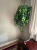 6' Artificial Ficus Tree in Brass Decorative Planter