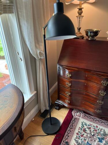 Architect Floor Lamp with Metal Dome Shade