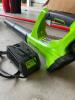 Greenworks Cordless Blower with Battery & Charger