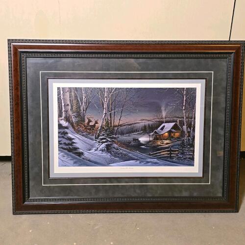 Terry Redlin "Evening With Friends" Limited Edition Framed Print, Edition #01396
