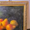 Large Framed Still Life Craquelure finish, 30"x40" Ornate Gilt Frame - 2