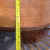 Farmhouse-Style Round Dining Table with Drawer and 5 Spindle-Back Chairs - 4