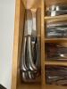 Stainless Steel Flatware Set with Wooden Organizer Tray - 2