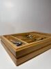 Stainless Steel Flatware Set with Wooden Organizer Tray - 5
