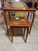 Set of 2 Italian Marquetry Style Nesting Tables - 3