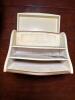 Asian-Style Painted Wooden Desk Organizer - 2
