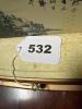 Asian-Style Painted Wooden Desk Organizer - 6
