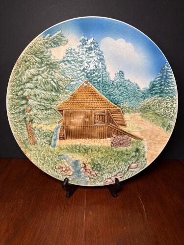 Vintage Western Germany Majolica Wall Plate