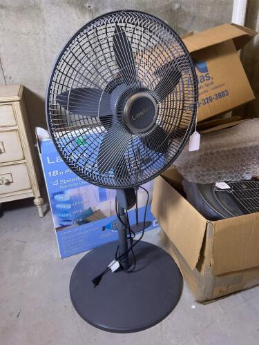 Lasko 18" Oscillating Pedestal Fan with Remote Control and Timer