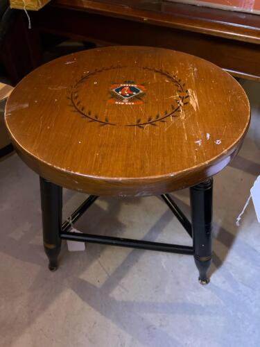 Boston Red Sox Wooden Stool, 18&rdquo;