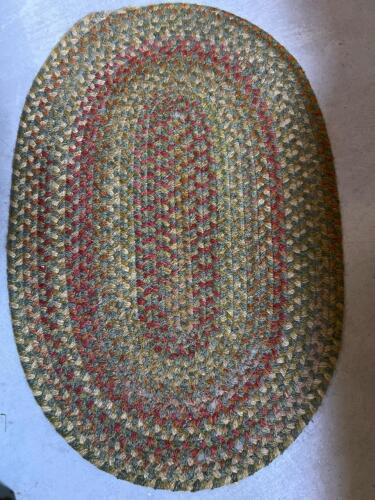 Capel for LL Bean Oval Braided Area Rug, 17 x 27&rdquo;
