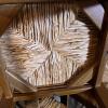 Set of 5 Pottery Barn Rush Seats Stools, 27" height - 3