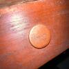 Slatted Wood Round Patio End Table - 4
