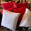 Nautica, Knit Red and Feather Fill Pillows