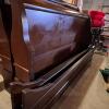 Queen Size Wooden Sleigh Bed Frame - 12