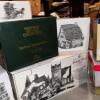 Dickson Village series Large Assortment of Illuminated Christmas Village Buildings, Figurines, Trees & Accessories - 18
