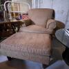 Sam Moore Furniture La-Z-Boy Armchair and Ottoman, Neutral Upholstery - 9