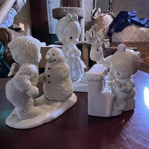 Precious Moments and Snow Babies Figures