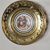 Regency Bone China Gold Wall Plates Pair - 3