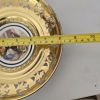 Regency Bone China Gold Wall Plates Pair - 6